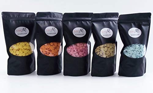 5 Set Aroma Callets 250 g für Pralinen - Nachspeisen - Desserts