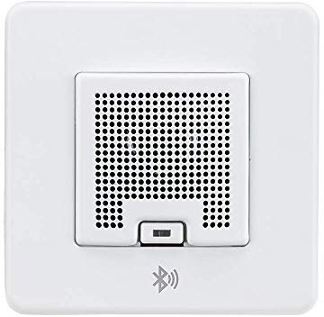 Knightsbridge SFBLUEMW Screwless 3W RMS Bluetooth Speaker Outlet-Matt White, 230 V