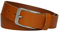 Vascavi ® Ledergürtel aus Rindleder, 3,5 cm breit und ca. 0,3 cm stark, echt Leder Gürtel, Made in Germany, kürzbar, für Damen und Herren #3,5-0001 (105 cm Gesamtlänge 120 cm, Cognac)