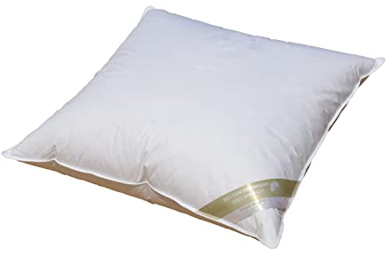 Betten Hofmann Premium Royal Night Kissen Kopfkissen 80x80 cm Federkissen 15% Daunenanteil, waschbar, strapazierfähig, 100% Natur