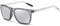 ROCF ROSSINI Polarisiert Herren Sonnenbrille für Damen klassisch Retro Sonnenbrillen Aluminium-Magnesium-Legierung Männer und Frauen Vintage Anti Reflexion UV400 Schutz - Unisex (Transparent/Silber)