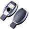KEYSCOVER Silikon Schlüsselhülle für Mercedes Benz, TPU, A B C E Kasse, W204 W211 (Leder Silber)