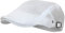 Witmoons MZ30038 Chapeau de paille en coton Style cabbie - Blanc - Taille unique