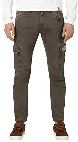 Timezone Herren Regular RogerTZ Hose, Sludge Green (4078), 32W / 32L