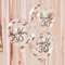 Luftballons HELLO 30 Konfettiballons Statement runder 30. Geburtstag transparent & rosé-gold kupfer helium-fähig Raumdeko Dekoration Accessoires Zubehör Geburtstags-Deko Frau & Mann 5 Ballons
