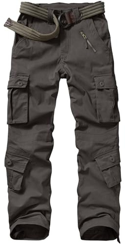 Jessie Kidden Men's Combat Cargo Trousers Army Military Tactical Work