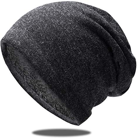 OCTERING Slouch Beanie Mütze Damen und Herren Baumwolle Elastisch Fleece-Futter Unisex …