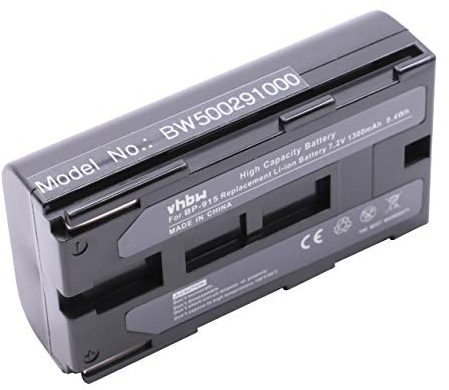 vhbw batteria compatibile con Canon ES-8600, ES-8400V Hi8, G-1000, FV1, G-10Hi, ES-8400V, ES-8200V Hi8 videocamera camcorder (1300mAh, 7,2V, Li-Ion)