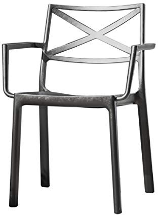Keter Metalix Outdoor Garden Chair, Multicoloured