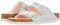 Birkenstock Unisex Arizona Vegan Sandal, Iridescent Light Rose Microfiber, Size 42 EU (9-9.5 M US Men/11-11.5 M US Women)