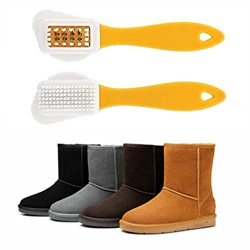 Brosse de nettoyage pour bottes en daim et nubuck - Pour redonner vie à vos chaussures, sacs et vestes en daim et nubuck