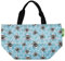ECO CHIC Lightweight Foldable Insulated Lunch Bag Water Resistant Cooler Bag (Bumble Bees Blue)