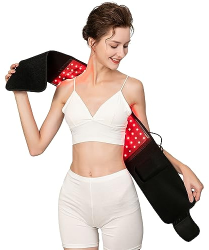 USUIE Red Light Therapy Belt, Infrared Light Therapy Wrap Red Light Therapy Device for Body with Timer for Women Men Gift
