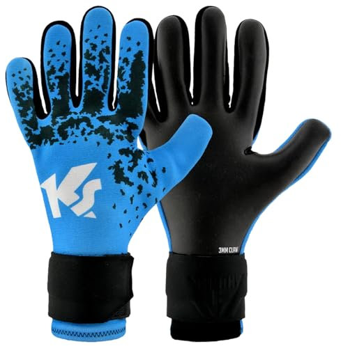 KEEPERsport Profi Torwarthandschuhe - Varan7 Challenge NC - 3mm Grip - Fussballhandschuhe für Erwachsene - Größe 4-11