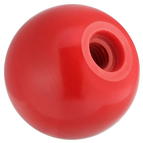 Black Ball, 10 Stück Gear Ball Griff Rund Kunststoffknöpfe Rollstuhl-JoystickKugelgriff, Universal-Drehmaschine Traktor-Maschinen-Kunststoff-Rundkugel