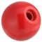 Kunststoffknöpfe Rollstuhl-Joystick-Knopf-Kugelgriff Schwarz,10 Stück Universal-Drehmaschine Traktor-Maschinen-Kunststoff-Rundkugel-Knopf-Griff Schwarz-rote Farbe (Rot)