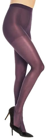 SENTELEGRI Collant Vanessa 15 denari, velato opaco, taglie disponibili: S, M, L, XL, XXL, Viola, S