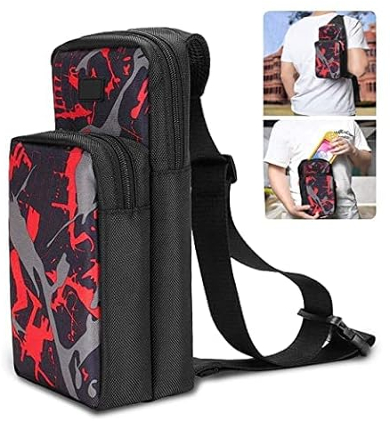 AIOMEST Reisetasche für Spielkonsole Switch, N-Switch Accessory Durable Shoulder Bag, Cross Body Backpack mit atmungsaktivem Mesh, Tragetasche für Game Sets