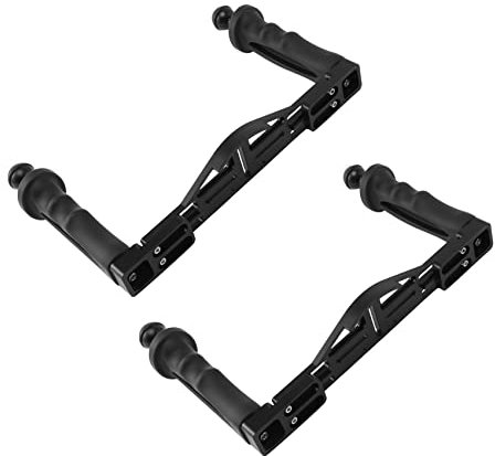 BEUON 2X Dual Vano Portaoggetti Subacqueo/Presa della Macchina Fotografica Subacquea Tenuta del Mano Stabilizzatore Impermeabile con Doppia per Impermeabile Porta Cupola