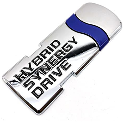 Autoaufkleber Platte Emblem Chrom Metall Hybrid Auto Styling Dekoration Embleme Aufkleber für Auto Styling Dekoration Nizza verarbeitet