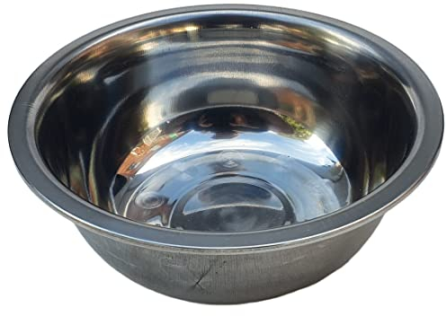 Bolly Bowls® - 17x6cm Stainless Steel Dog Bowl - Bowl for Cats, Dogs, Pups, and Kittens - Ideal for Wet and Dry Food and Water Bowl