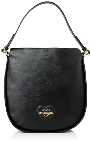 Love Moschino Borsa a spalla Donna, Nero, Taglia unica