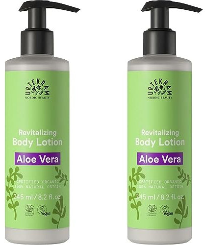 Urtekram Bio-Körperlotion mit revitalisierender Aloe Vera (245 ml, 2er Pack)
