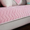 YWQJL Samt Sofabezug Sofaschoner antirutsch1 2 3 4 Sitzer,l Form Sofaüberwurf rutschfest,Sofa Überzug hundedecke Sofa Couch Überzug Couch Überzug Sofa Überwurf (Rosa, Kissenbezug（45x45cm）)