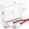 ACOCOBUY for OnePlus Super Vooc 80W Power Adapter USB C Warp Charging Cable 1M for Oneplus USB Plug Charger Type A Wall Charger Fast Charger for OnePlus Nord 3 2T CE 4 3 2 Lite 13R 12 11 10T 10 9 8T 7