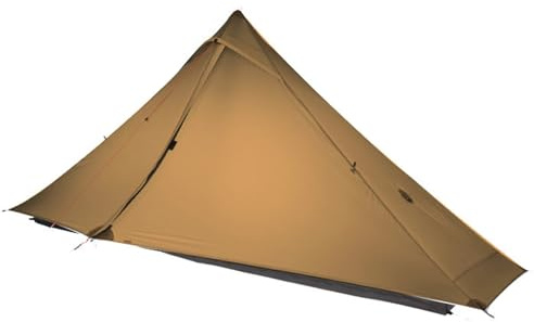 Telomat 3FULGEAR Lanshan1 Pro Outdoor Ultraleichtes Campingzelt für 1 Person 3/4 Saison Professionelles 20D Nylon Doppelseitiges Silikonzelt Camping Trekking Kajak Klettern Wandern