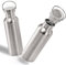 Yopay 2 Pack Stainless Steel Sports Water Bottles, 750ml / 26oz Single Walled 18/8 Stainless Steel Water Bottle with Handle, Uninsulate Metal Water Bottle for Cyclists, Runners, Hikers, Picnics