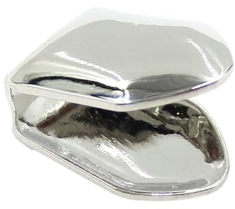 Goldzähne, Hip Hop Shiny Gold Grillz 14k vergoldet, Top Tooth Single Grill, Cap Teeth Schmuck Partyzubehör, Goldzahn, Goldzahnkronen, Silikonformstab für Damen Herren Grills Mund