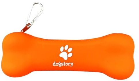 EIHI EIH Leckerlitasche für Hunde,Hundeleckerli Beutel,Silikon Leckerli Beutel Gürteltasche,Futterbeutel Hundetraining,Leicht zu Reinigen,Reißverschluss-Design,für Haustier Training Gassi Gehen