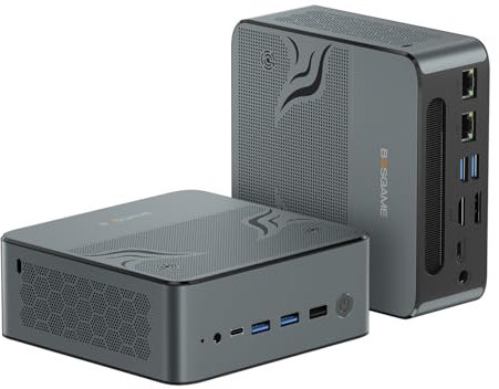 BOSGAME M2 Mini PC Gaming, AMD Ryzen 9 7940HS (up to 5.2GHz) 32GB DDR5 1TB PCIe4.0 SSD Mini Computer, Mini PC 4K Display HDMI+DP+2×USB4, 2.5G Dual LAN, WiFi 6, BT5.2