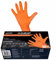 Unisex Nitrile Gloves Large & XL – Multipurpose Black & Orange Work Gloves, Powder Free, Latex Free Disposable Gloves, Heavy Duty Use – Non-Medical, Universal Industrial-Grade Gloves – 50 Pack