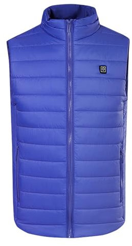 TYUIOP Heated Gilet for Men - Heated Coats for Men USB Trousers Body Warmer Battery Pack Dressing Gown Fleece Jumper Gilet with Battery Pack Double
