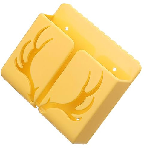 OFFSCH Antler Pattern Wall-mounted Tv Remote Controller Box Hide Wires Storage Case for Living