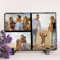 Wanapix | Foto su Pietra Ardesia Personalizzata con Fotos | Incluso il Piede di Supporto | 19x14cm | Collage