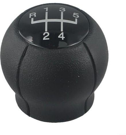 Ableholy Für Opel kompatibler 5-Gang-Schaltknauf für Corsa C, Tigra B, Combo C, PU-Leder und ABS-Kunststoff