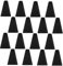 PERSELOSO 16pcs Silicone Air Fryer Replacement Feet Protective Bumpers for Dehydrator Racks Height Increase for Enhanced Frying Space Dishwasher Safe Silicone Accessories