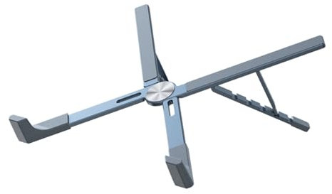 Sbshiouu Supporto per computer portatile 5 posizioni supporta fino a 17,3 pollici Notevooks regolabile e confortevole raffreddamento Laptop Desk Mount