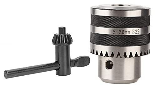 Portabrocas B22 Portabrocas con llave Portabrocas de precisión de alta resistencia Portabrocas de 5 20 mm para fresadora de torno CNC Construcción de acero