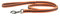 IDC Color & Gray gumierte Leine, 20 mm x 2 m mit Schlaufe und D-Ring, Orange-Grau