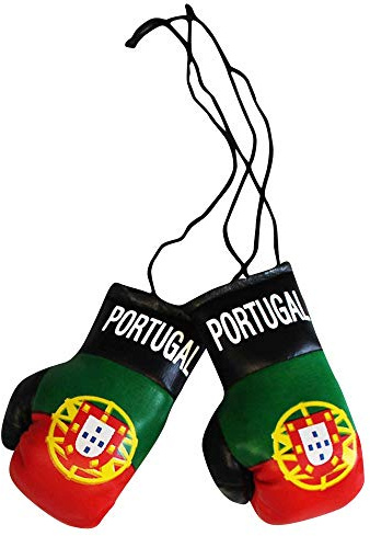Venker Boxhandschuhe mit Portugal-Flagge, für Autos oder Zuhause, modernes Ornament, 1 Stück