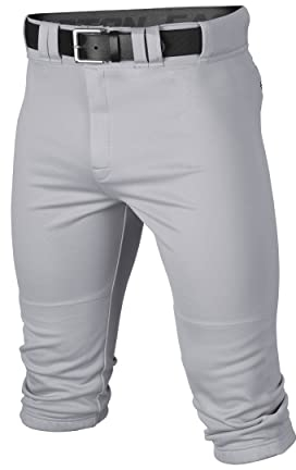 Easton Herren Rival+ Baseball Pants | Knicker Fit | Adult Sizes | Solid | Multiple Colors Hose, GRAU, Small
