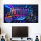 timalo Cooles Poster Gamer mit Namen Gaming Bild für Teenager Jungs und Mädchen Zimmer Graffiti Wandbild personalisiert poster1-Motiv9-B80xH61cm