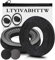 LTYIVABHTTW Ohrpolster kompatibel mit DT 770, 880, 990, 1770 Pro, MMX 300, 1990 Pro, 177X, T 90 Kopfhörern (schwarzes Velour)