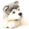 Uni-Toys - Husky Welpe grau, liegend - 23 cm (Länge) - Plüsch-Hund, Haustier - Plüschtier, Kuscheltier