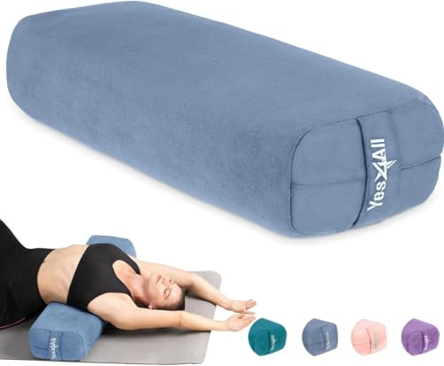 Yes4All Dreilagiges Yoga-Nackenrolle aus Schaumstoff, Nackenrolle mit Memory-Schaum bietet eine Grundlage für die Reise zum inneren Frieden