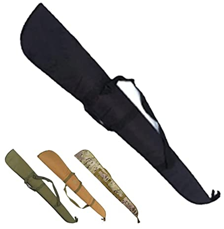 Futteral Langwaffen Gewehrtasche Gewehrfutteral Doppel Langwaffenfutteral Gepolstert mit Schultergurt für Büchsen und Flinten for Magazine Storage,Schwarz